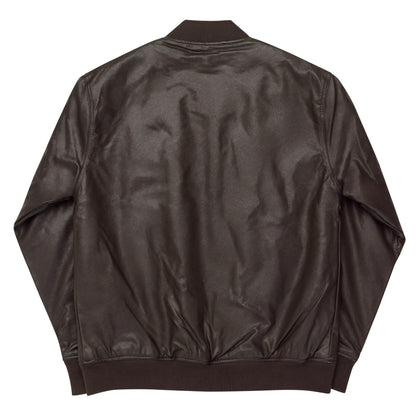 Leather Bomber Jacket