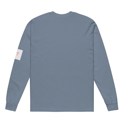 Garment-dyed heavyweight long-sleeve shirt