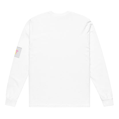 Garment-dyed heavyweight long-sleeve shirt